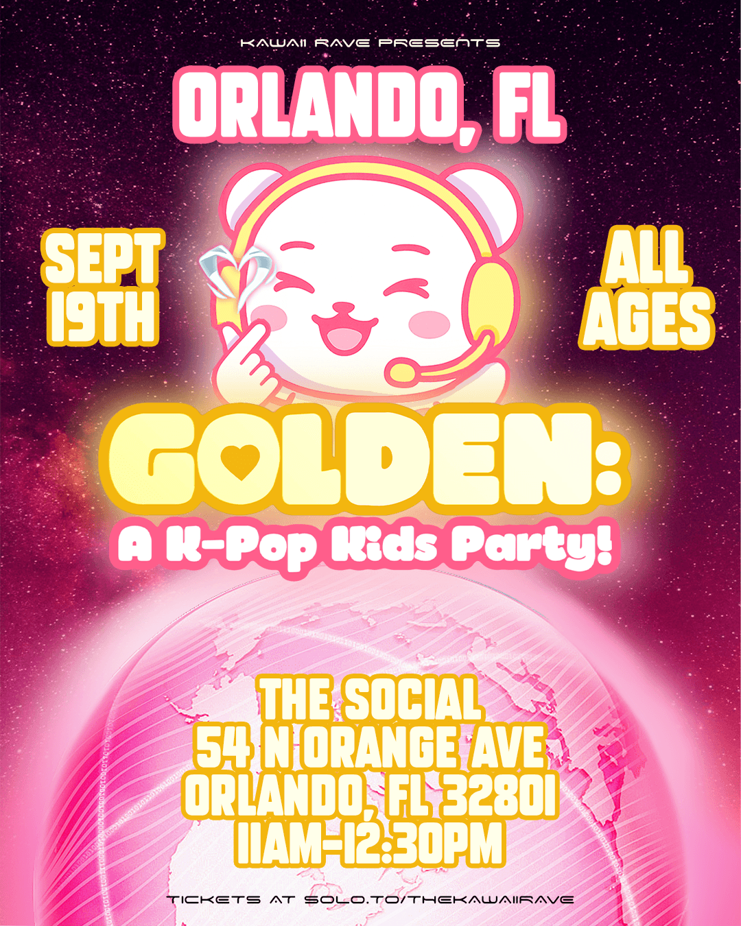 GOLDEN: A K-Pop Kids Party! at The Social